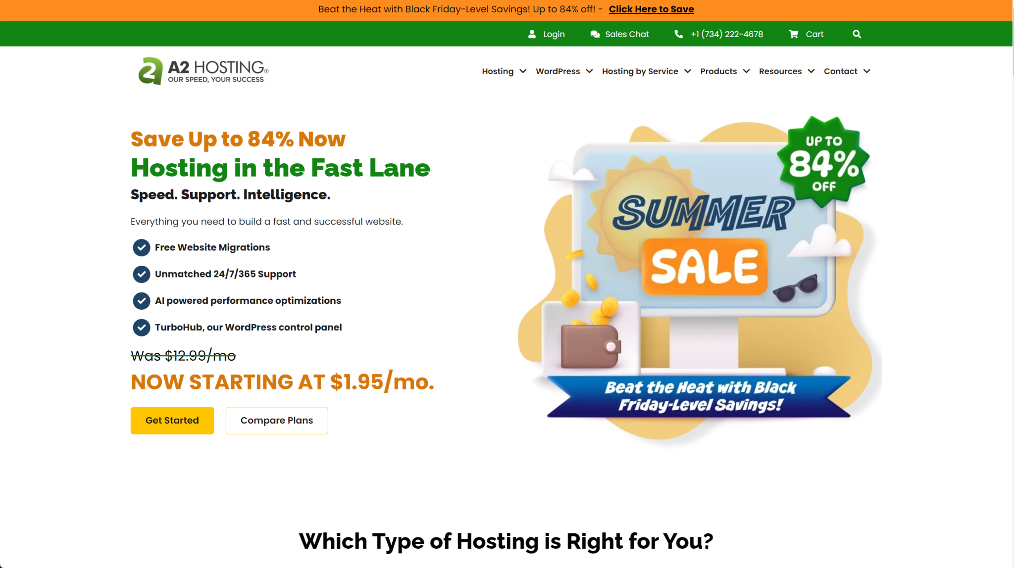 A2hosting web hosting review 2024