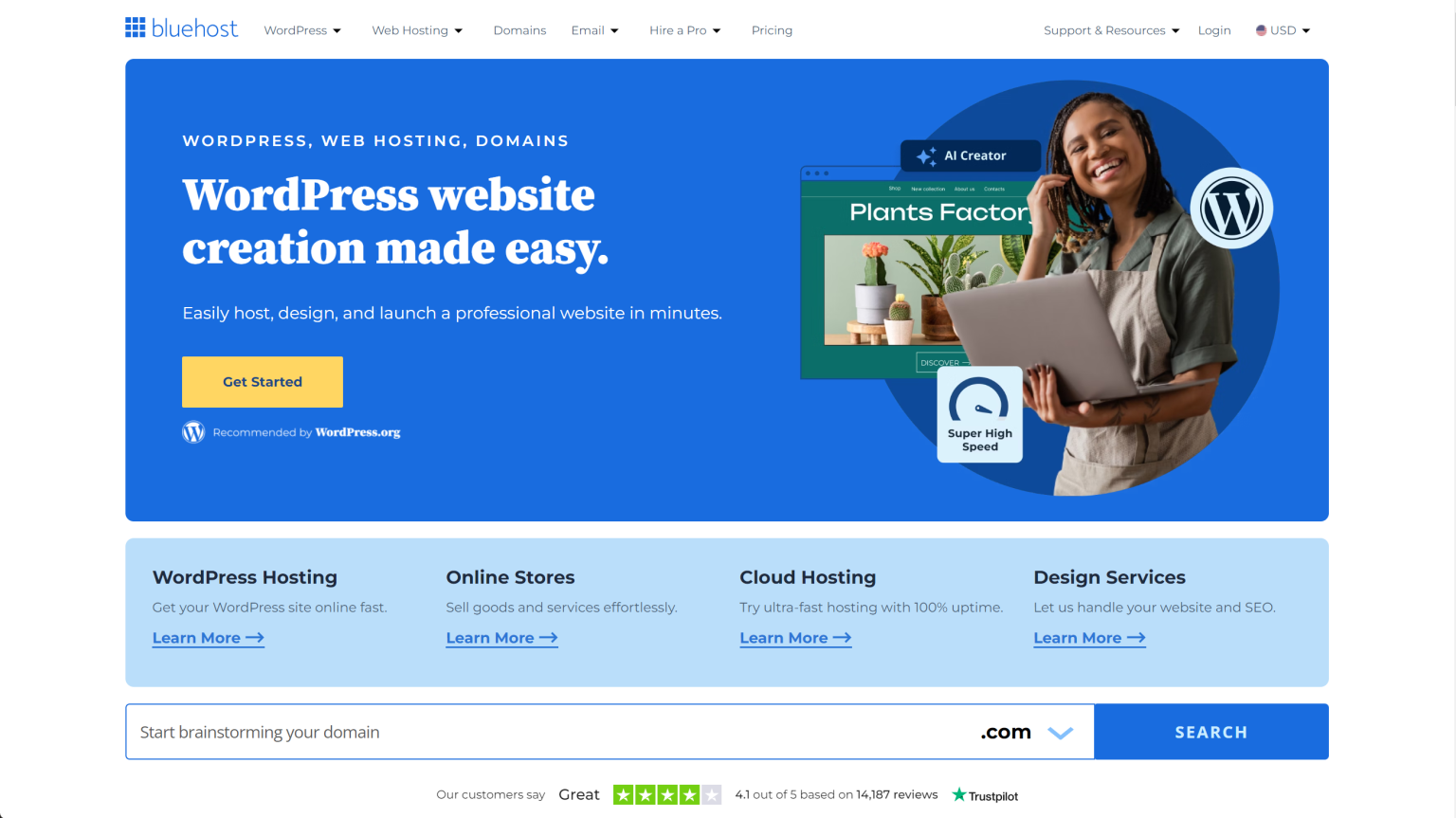 Bluehost Web Hosting Review 2024